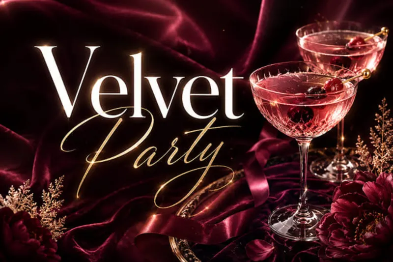 Превью шаблона «Velvet Party»